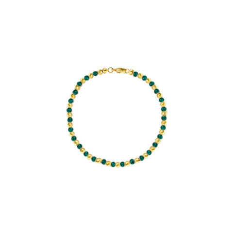 Emerald Ball Bracelet