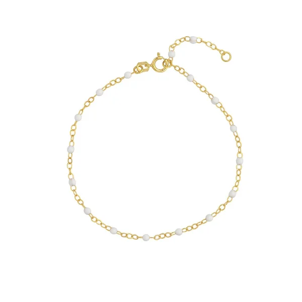 White Piatto Bracelet